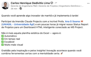 Carlos depoimento